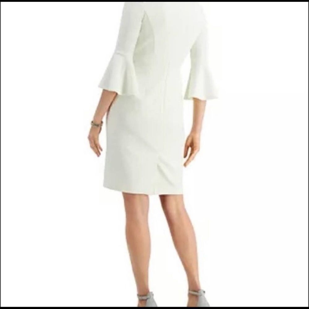 Harper Rose NWT dress bell sleeve white IVY dress size 2 - Picture 2 of 7
